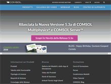 Tablet Screenshot of comsol.it