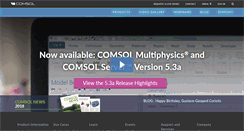 Desktop Screenshot of comsol.co.in