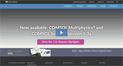 Desktop Screenshot of comsol.fr