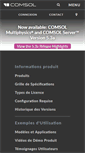 Mobile Screenshot of comsol.fr