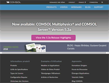 Tablet Screenshot of comsol.fr