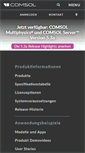 Mobile Screenshot of comsol.de
